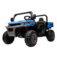 Streamdale Furniture 24V Ride On Truck 2 Seater Ride On Utv with 2x200W Motor Ride On Dump Truck with Dump Bed/Shovel Ride On Car with Remote Control