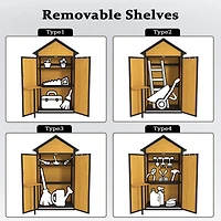 Streamdale Outdoor Weatherproof Storage Shed, 69