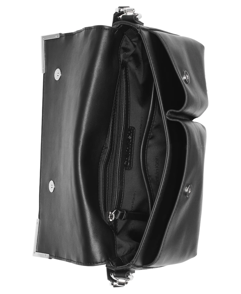 Calvin Klein Mica Flap Convertible Shoulder Bag
