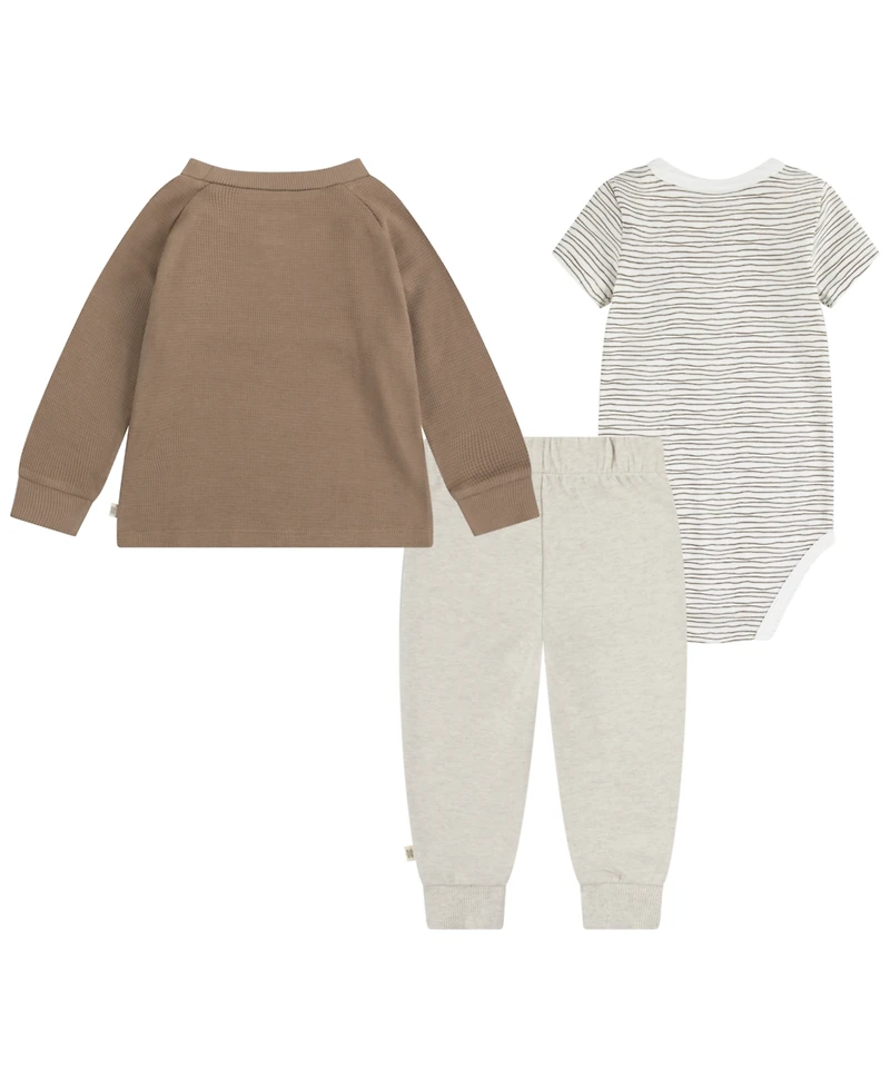 Huggies Baby Boys Crew Tee, Bodysuit and Pants, 3-Piece Set