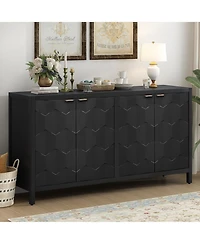 Streamdale Honeycomb Sideboard with Ample Storage