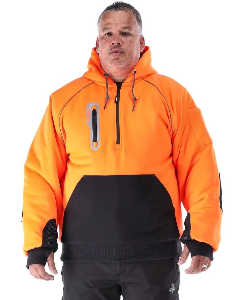 RefrigiWear Big & Tall PolarForce Insulated Hooded Sweatshirt