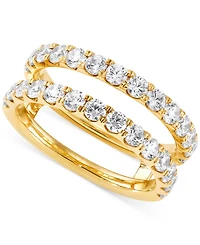 Grown With Love Igi Certified Lab Diamond (1-1/2 ct. t.w.) Enhancer Ring 14k White or Yellow Gold