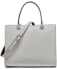 Calvin Klein Verne Mixed Material Convertible Satchel