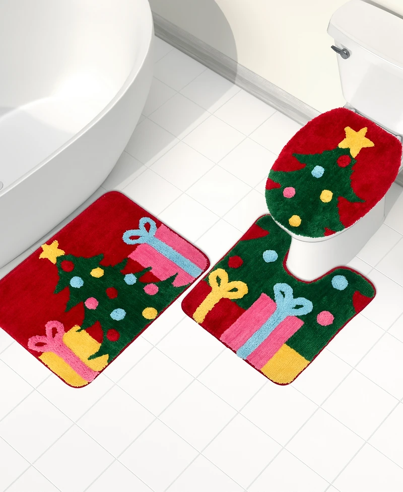 Avanti Christmas Tree Bath Rug Se