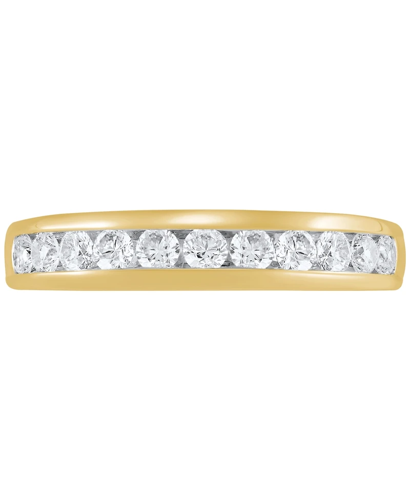 Grown With Love Certified Lab Grown Diamond Channel-Set Band (1/2 ct. t.w.) in 14k Gold