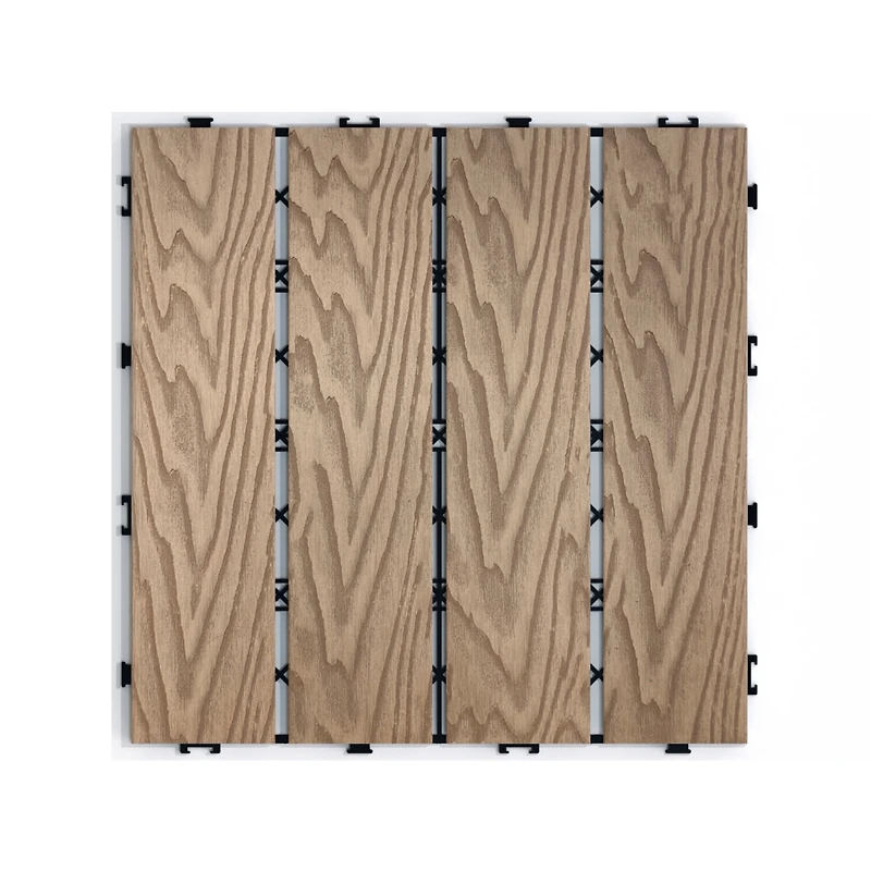 Streamdale Furniture Streamdale Premium Patio Decking Tiles (22-Pack), Diy Quick Deck