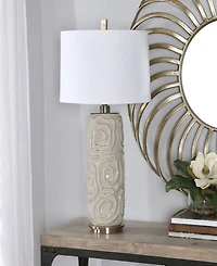 Uttermost 33" Ceramic Zade Table Lamp