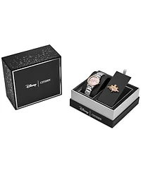 Citizen Eco-Drive Women's Disney Princess Sleeping Beauty Aurora Enchanted Stainless Steel Bracelet Watch 30mm Boxed Set