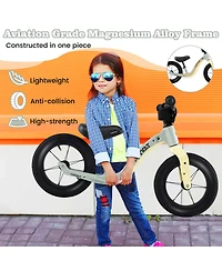 12 Inch Toddler Balance Bike No Pedal Training Bicycle withAdjustable Seat Height