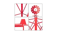 Slickblue 8FT Weather Resistant Yard Garden Windmill Durable Outdoor Decor for Your Landscape