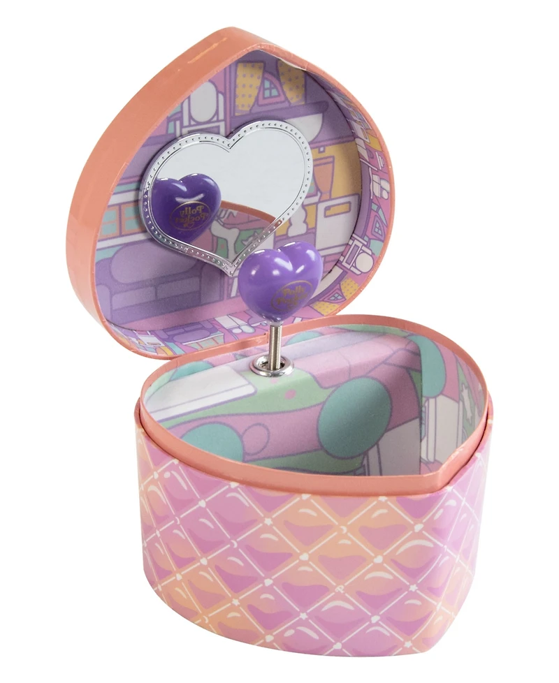 Mele & Co Polly Pocket Heart Musical Jewelry Box