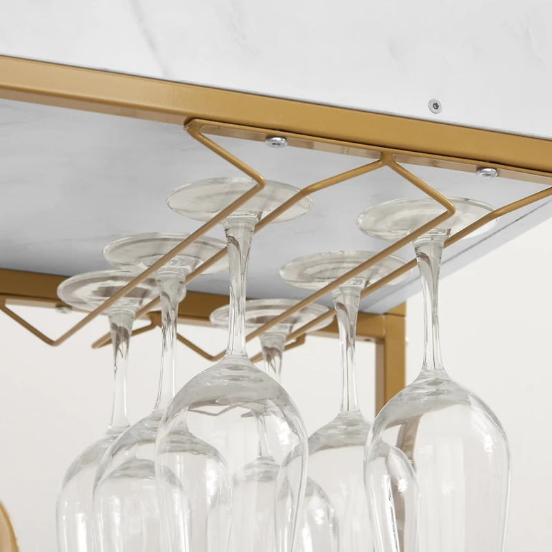 Streamdale 6-Tier Retro Wine Serving Cart