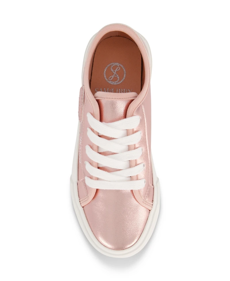 Sam & Libby Little and Big Girls Davie Dina Court Lace Up Sneaker