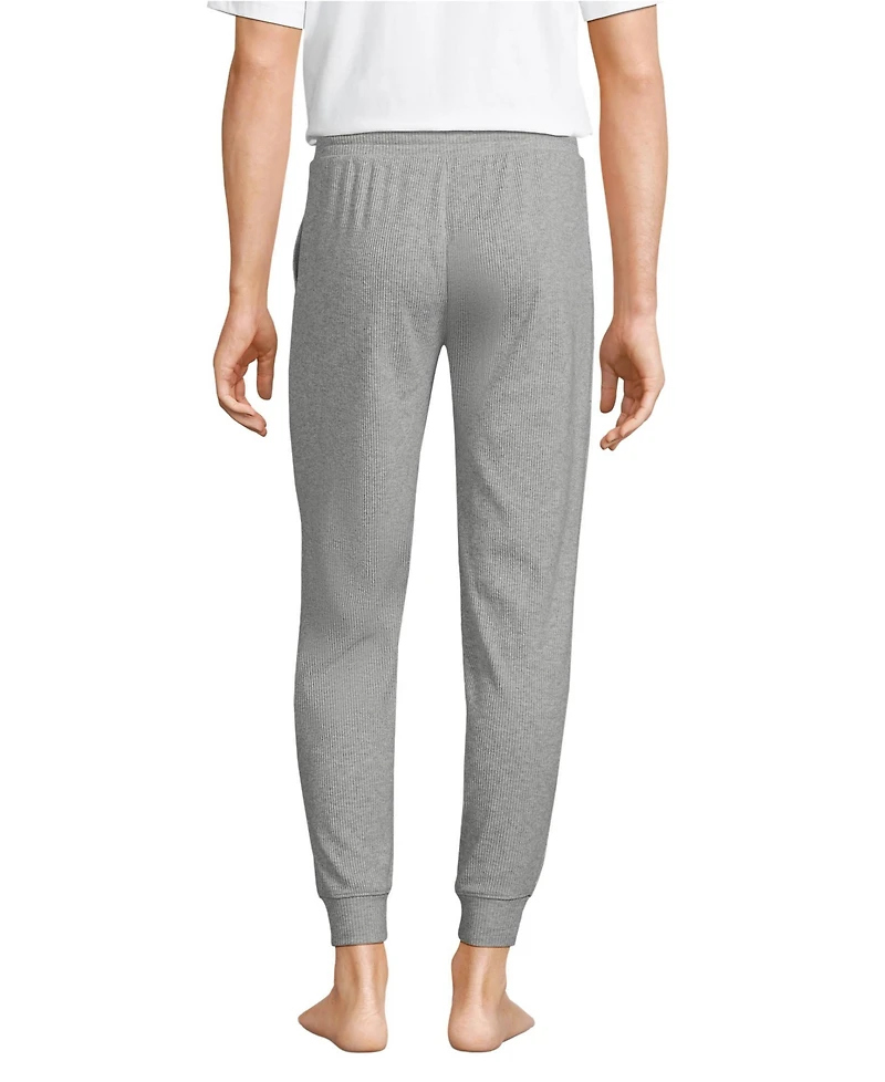Lands' End Men's Brushed Rib Jogger Pants
