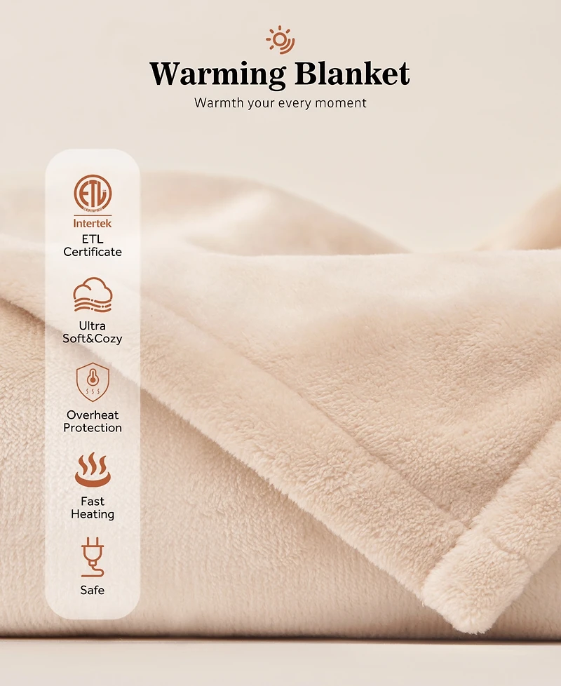 Sealy Heated Flannel Blanket