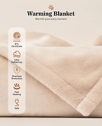 Sealy Heated Flannel Blanket