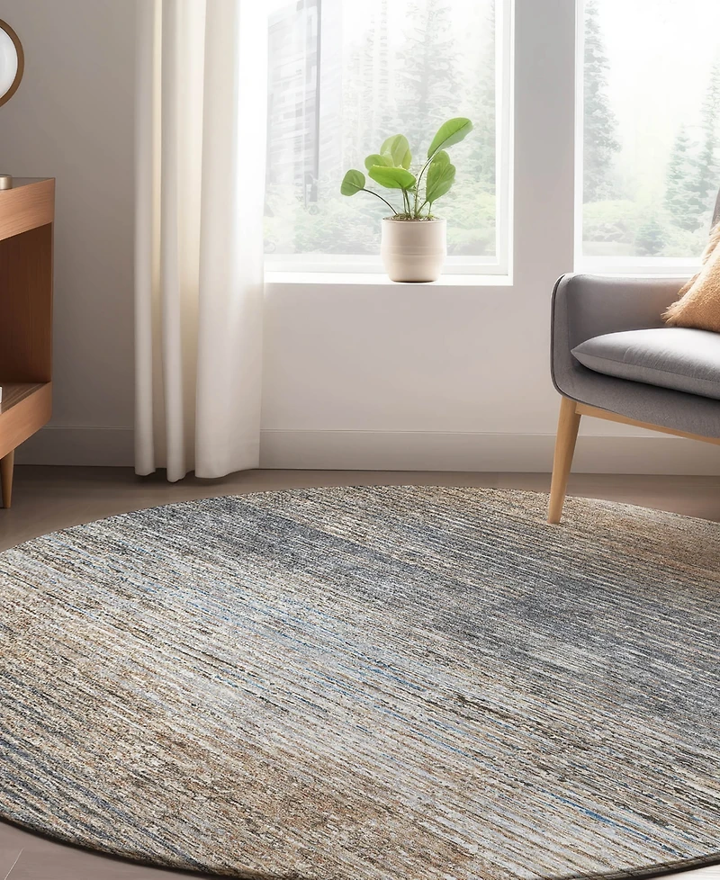 Dalyn Trevi Washable TV1 8'x8' Round Area Rug