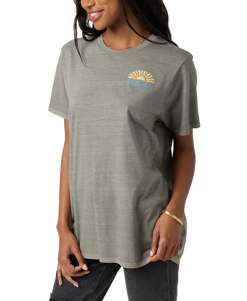 O'Neill Juniors' Coast to Cotton Crewneck T-Shirt