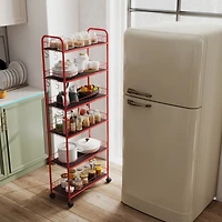 Streamdale 6-Tier Rolling Storage Cart with Baskets