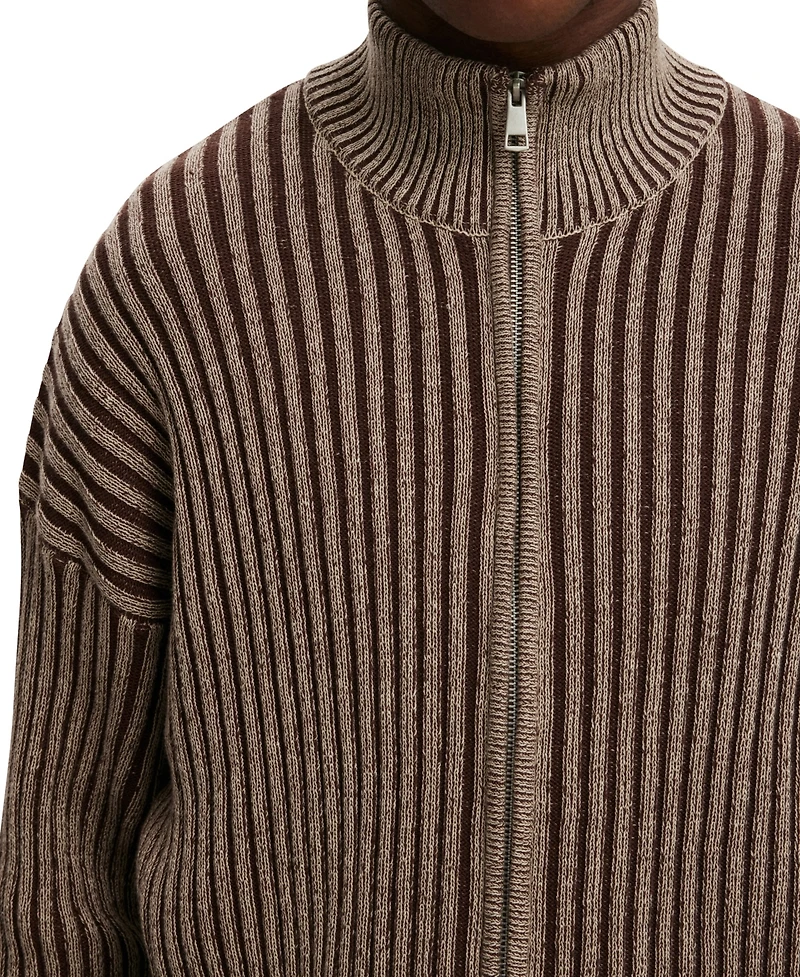 Cotton On Men's Zip Through Knit Sweater