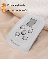 Westinghouse Heated Flannel and Sherpa Blanket