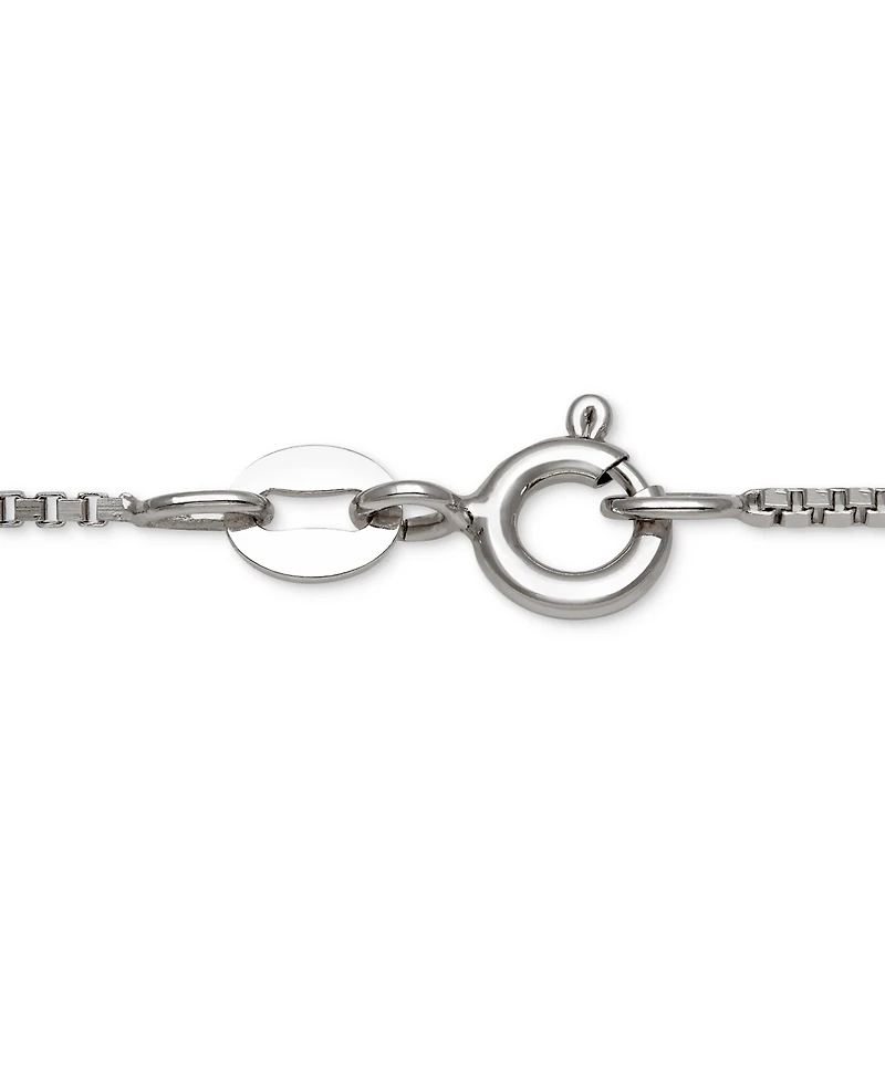 Belle de Mer Peacock Black Cultured Freshwater Pearl (10mm) & Cubic Zirconia 18" Pendant Necklace in Sterling Silver (Also in White Cultured Freshwate