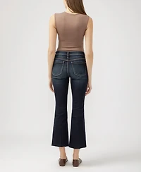 Silver Jeans Co. Women's Suki Mid Rise Curvy Fit Flare