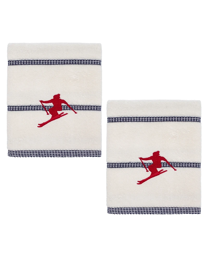 Izod Alpine Cotton 2-Pack Hand Towel Set, 16" x 28"