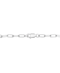 Diamond Heart Chain Paperclip Link Bracelet (1/6 ct. t.w.) in Sterling Silver, Created for Macy's