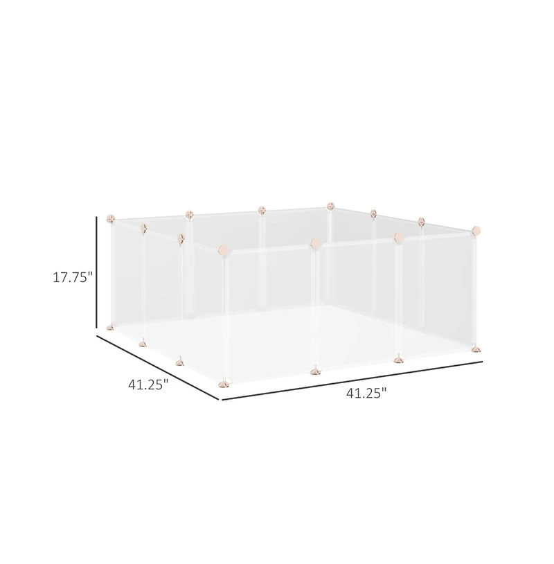 Slickblue Diy Pet Playpen Customizable Indoor & Outdoor Play Area for Dogs and Small Pets