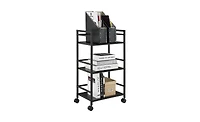 Slickblue Widened 3-Tier Multi-Functional Storage Cart for Efficient Organization and Easy Access