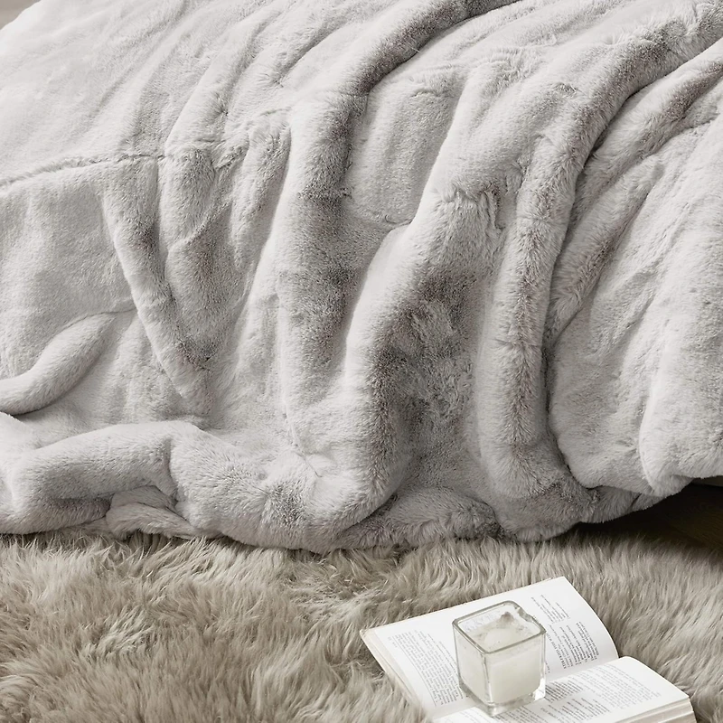 Coma Inducer Oversized Comforter Set - Chunky Bunny - Stone Taupe