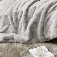 Coma Inducer Oversized Comforter Set - Chunky Bunny - Stone Taupe