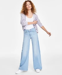 Levi's Women's 318 Shaping Stellar-Stretch Wide-Leg Jeans