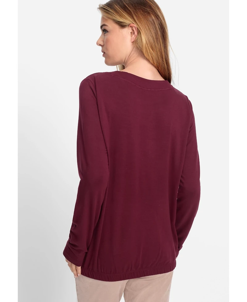 Olsen Women's Placement Print Jersey Top