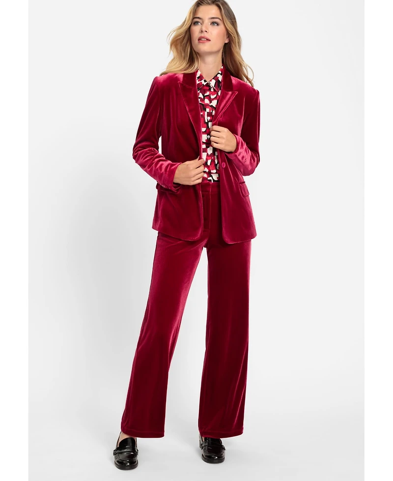 Olsen Women's Velvet Blazer