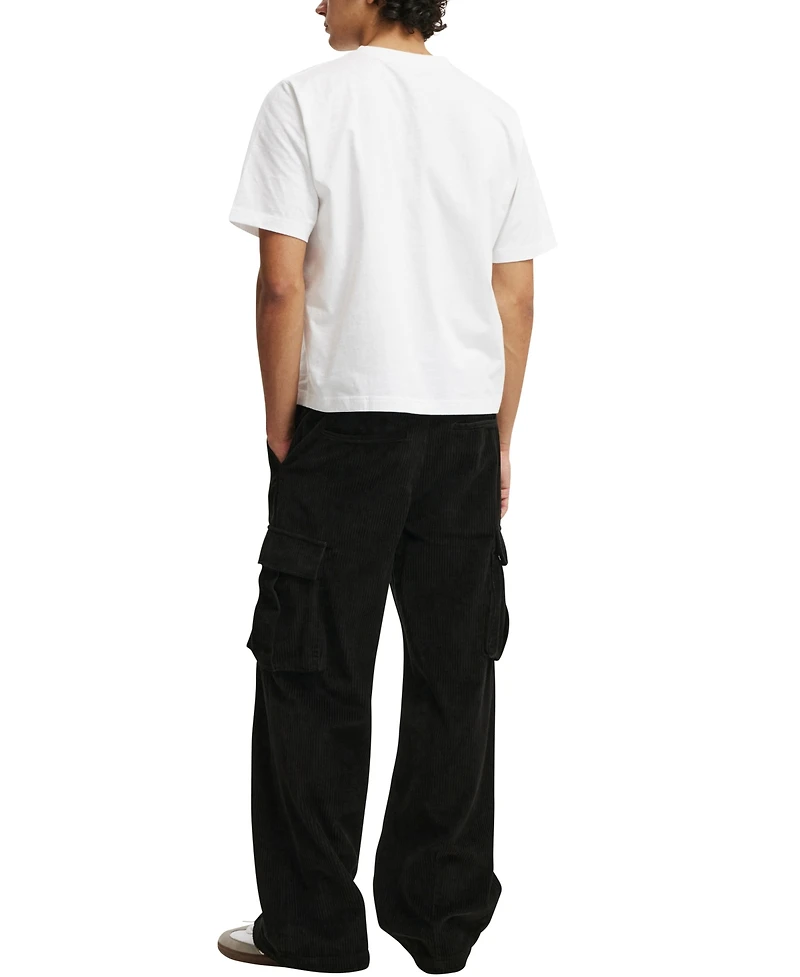 Cotton On Men's Baggy Pleat Cargo Pant