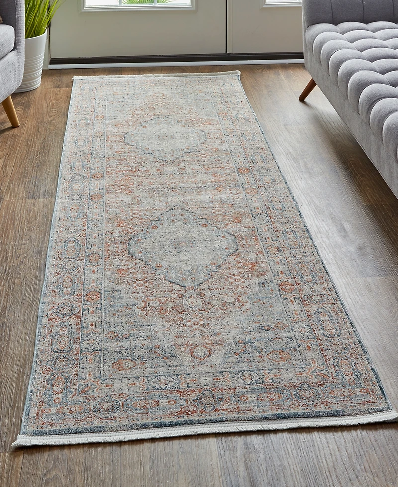 Feizy Marquette 3778F 2'8"x8' Runner Area Rug