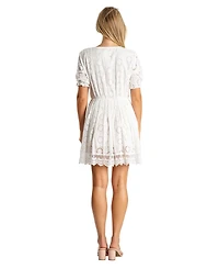 La Moda Clothing Women's Sleevless V-neck dress