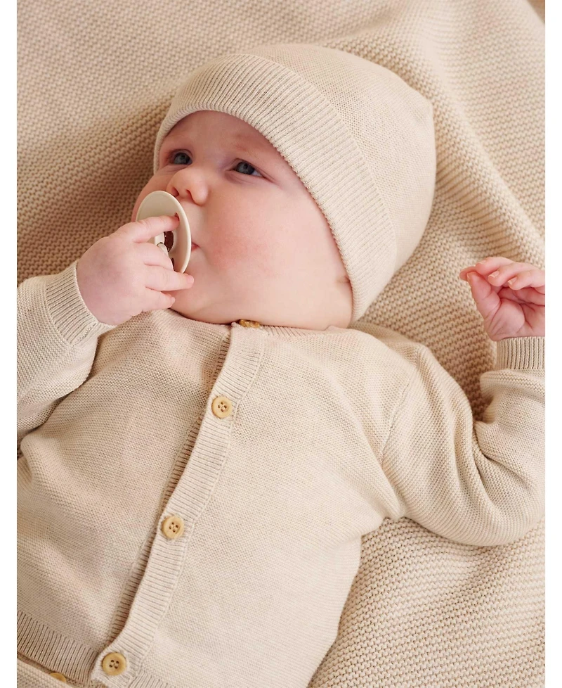 Purebaby Baby Boy and Girl Textured Cardigan