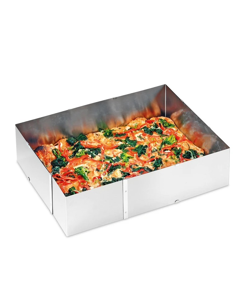 Gefu Stainless Steel Adjustable 8 x 9.5 inch to 15x18 inch Baking Frame