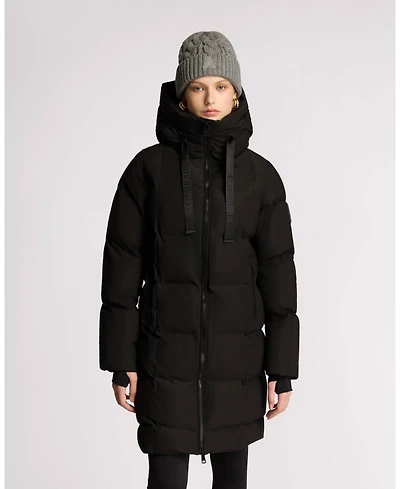 Alpenhaus Women's Cluze Mid-Length Puffer with Square Quilting