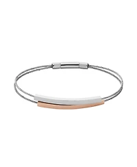 Skagen Women's Kariana Rose Gold Stainless Steel Multi-Strap Bracelet