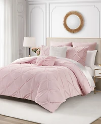 Juicy Couture Kiss Pleat Plush 7-Pc. Comforter Set, Full/Queen