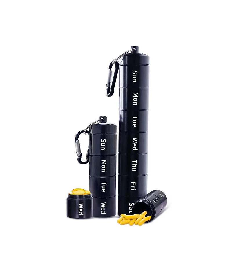 WildernessRx 7-Day Waterproof Pill Organizer for Adventurers