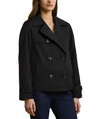 Lauren Ralph Lauren Women's Short Double-Breasted Trench Coat