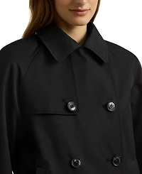 Lauren Ralph Lauren Petite Short Double-Breasted Trench Coat