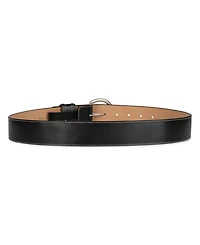 Sam Edelman Women's Glossy Pebble Grain Textured Leather Belt