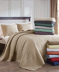 Madison Park Quebec Quilted 3-Pc. Bedspread Set